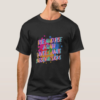 Aufstehen und wieder aufsteigen bis die Lämmer son T-Shirt