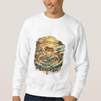 Aufsteigen Erhebe dich darüber Sweatshirt