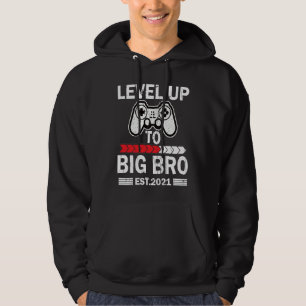 Aufsteigen zum großen Bruder 2021 große Schwester  Hoodie