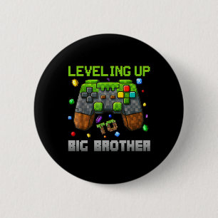 Aufsteigen zum großen Bruder-Shirt Lustiger Gamer Button