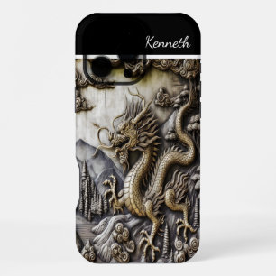 Aufsteigender Drache Berg iPhone 16 Pro Max Hülle