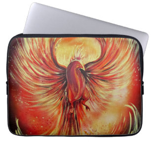 Aufsteigender Phönix Feuer Vogel Kühne Flamme Myth Laptopschutzhülle