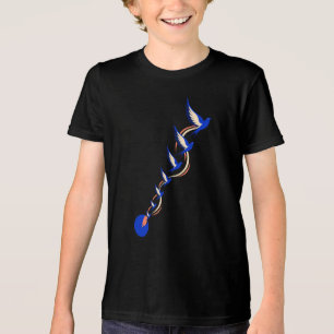 Aufsteigendes Vogel-Lernreise-Symbol Tri-Blend Shirt