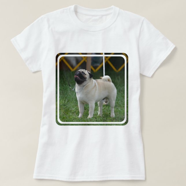 Aufstellung des Mops T-Shirt (Design vorne)