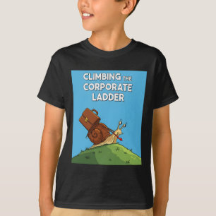 Aufstieg auf der Unternehmensleiter Schnecke Lusti T-Shirt