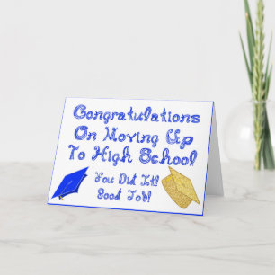 Aufstieg Bis Zum Abitur Karte Blaue Kappe