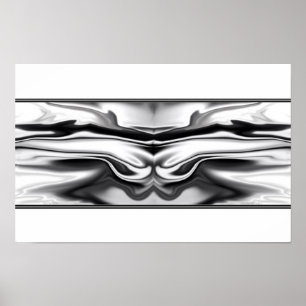 Aufstieg - Chrome Engel abstrakt Poster