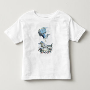 Aufstieg der Brüder Montgolfier Heißluftballon Kleinkind T-shirt