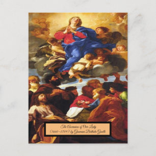 Aufstieg der Frau Postkarte