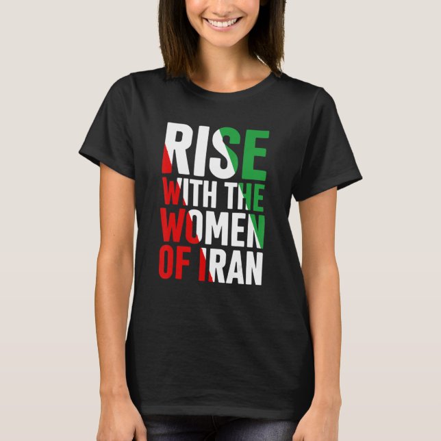 Aufstieg der Frauen im Iran T-Shirt (Vorderseite)