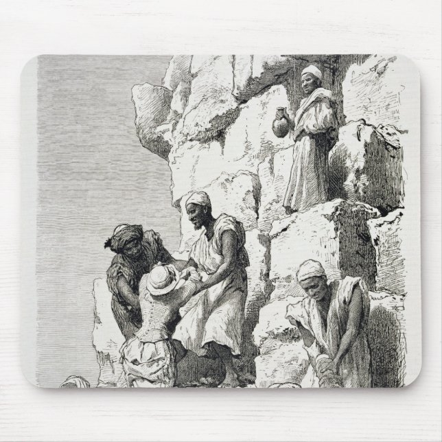 Aufstieg der großen Pyramide, 19. Jahrhundert Mousepad (Vorne)