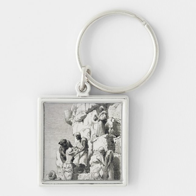 Aufstieg der großen Pyramide, 19. Jahrhundert Schlüsselanhänger (Vorne)