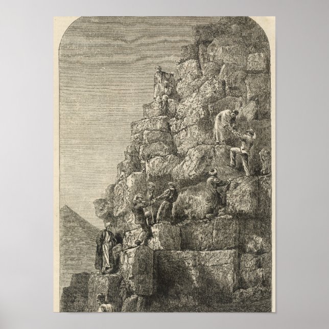Aufstieg der Großen Pyramide Poster (Vorne)