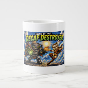 Aufstieg des Decaf-Zerstörer Kaffee Superhelden Co Jumbo-Tasse