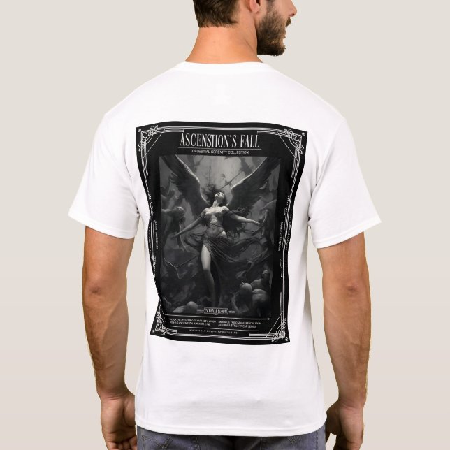Aufstieg des Falls | Dunkle Ästhetik  T-Shirt (Rückseite)