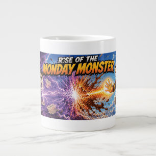 Aufstieg des Montag Monsters – Espresso Vollstreck Jumbo-Tasse