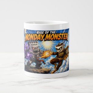 Aufstieg des Montag Monsters – Espresso Vollstreck Jumbo-Tasse