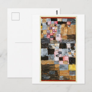 Aufstieg einer Stadt Paul Klee Postkarte
