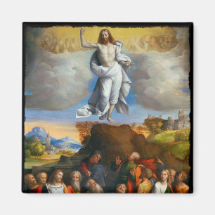 Aufstieg in goldene Wolken Magnet