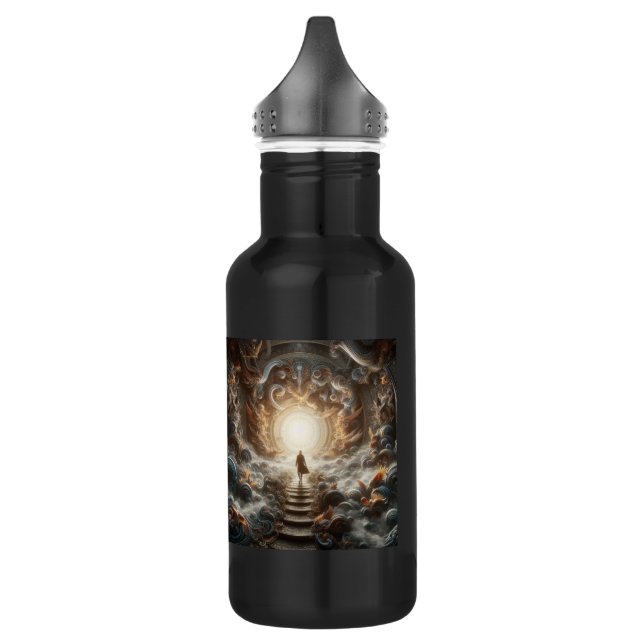 Aufstieg ins Licht Edelstahlflasche (Links)