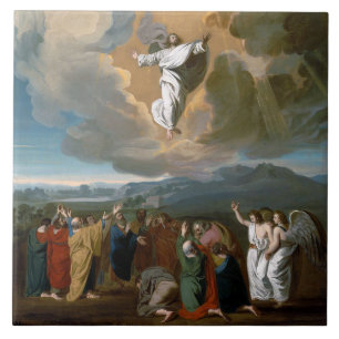 Aufstieg (Jesus Christus steigt in den Himmel auf Fliese