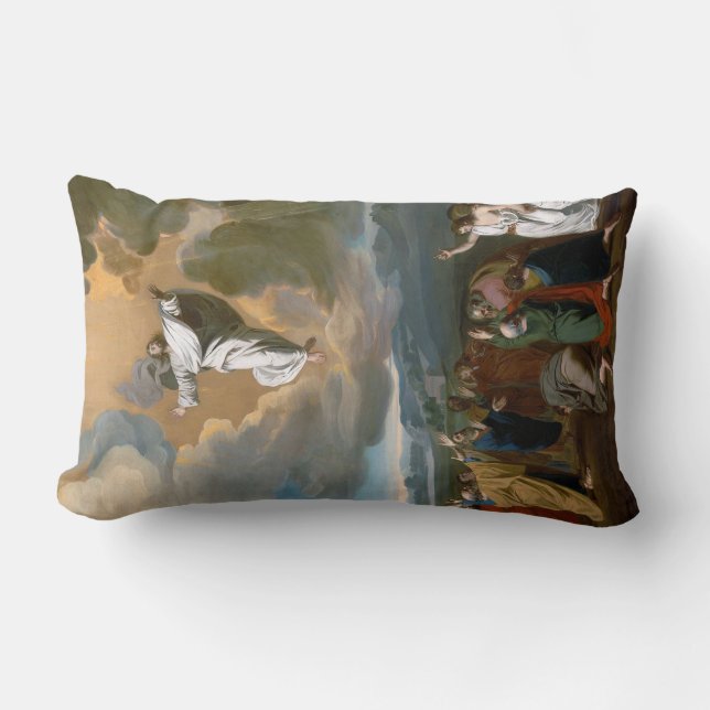 Aufstieg (Jesus Christus steigt in den Himmel auf Lendenkissen (Vorderseite)