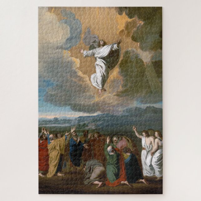 Aufstieg (Jesus Christus steigt in den Himmel auf Puzzle (Vertikal)