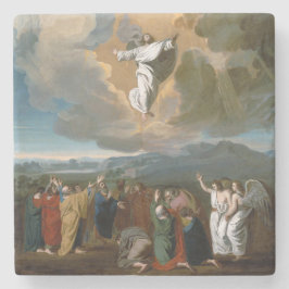 Aufstieg (Jesus Christus steigt in den Himmel auf Steinuntersetzer