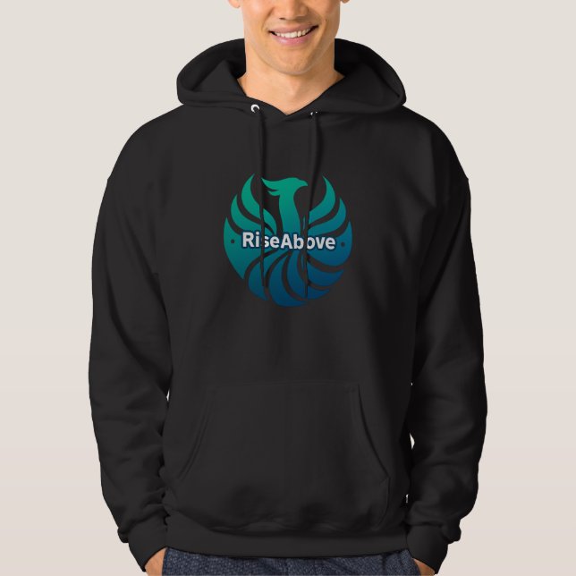 Aufstieg oben - Phoenix-Starke-Logo Hoodie (Vorderseite)