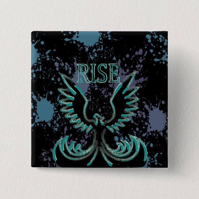 Aufstieg Phoenix Button (Vorderseite)