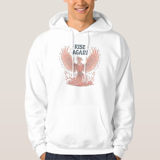 Aufstieg Phoenix Men Pullover Hoodie (Vorderseite)