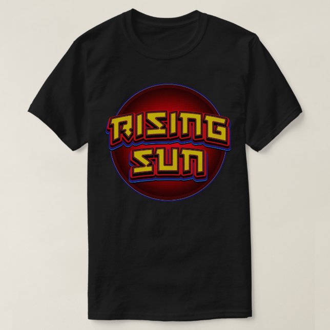 Aufstieg Sun Japan T-Shirt (Design vorne)