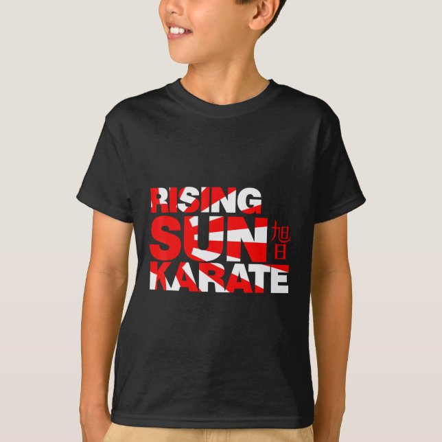 Aufstieg Sun Karate Sunburst T-Shirt (Vorderseite)