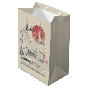 Aufstieg - Traditionelles japanisches Streetwear-D Mittlere Geschenktüte