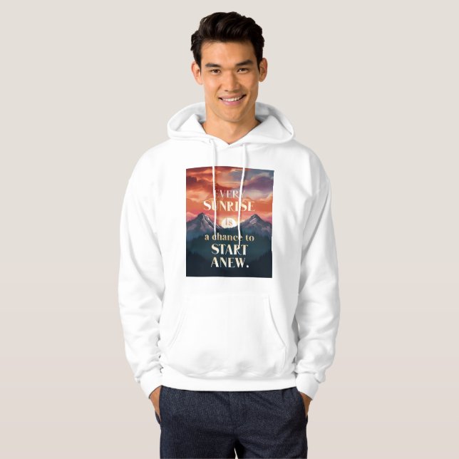 Aufstieg und Erneuerung: Inspirationsstimmung Hoodie (Vorne ganz)