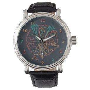 Aufstieg und Fall des Mythologischen Griffins Armbanduhr