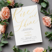 Aufstieg und Glanz Gold Drehbuch nach der Hochzeit