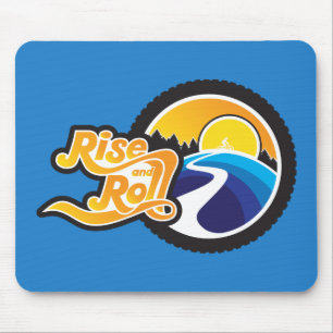 Aufstieg und Rollrad Mousepad