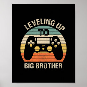 Aufstieg zum großen Bruder 2025 Lustiger Gamer Vin Poster