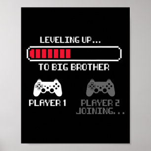 Aufstieg zum großen Bruder für Jungen Männer Vinta Poster