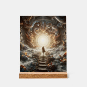 Aufstieg zum Licht Acrylschild