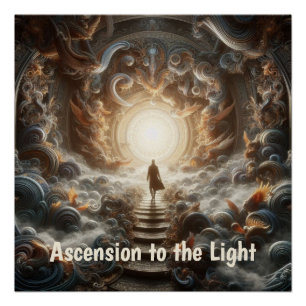 Aufstieg zum Licht Poster