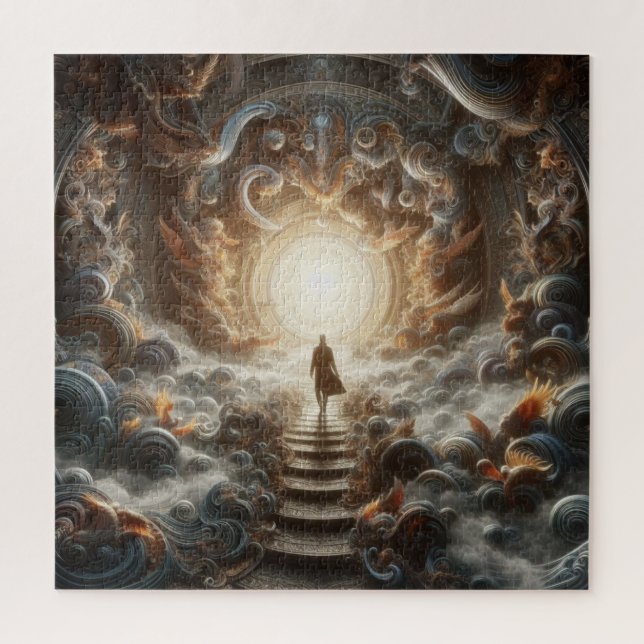Aufstieg zum Licht Puzzle (Vertikal)
