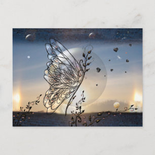 Aufstieg zum Sternenschmetterling! Postkarte