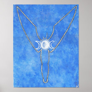 aufstrebende Göttin Poster