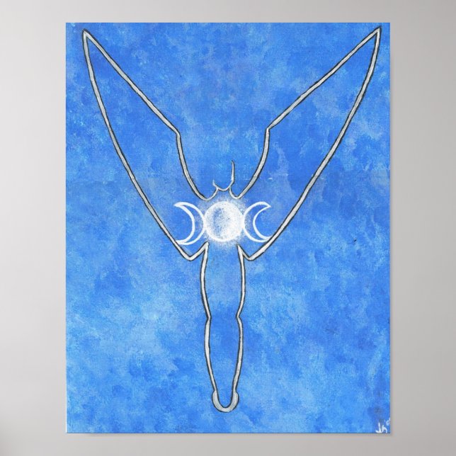 aufstrebende Göttin Poster (Vorne)