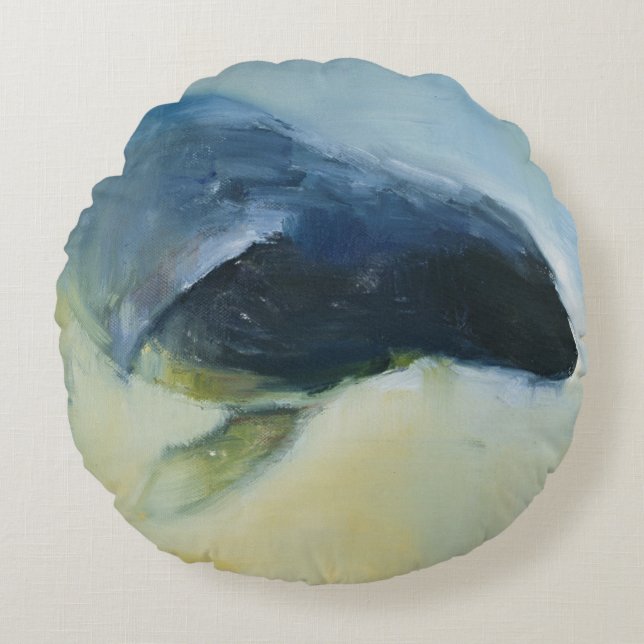 Auftauchen 2003 rundes kissen (Vorderseite)