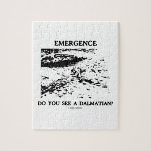 Auftauchen sehen Sie einen Dalmatiner? Optische Puzzle