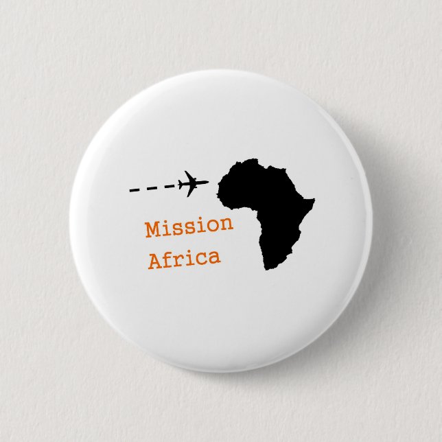Auftrag Afrika Button (Vorderseite)