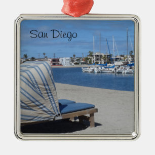 Auftrag-Bucht San Diego Ornament Aus Metall